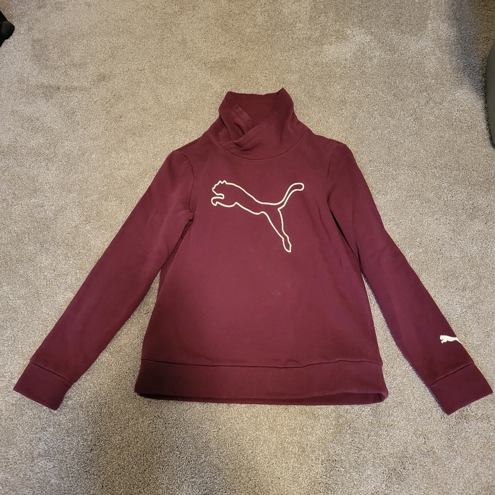 Puma Maroon Sweatshirt- M